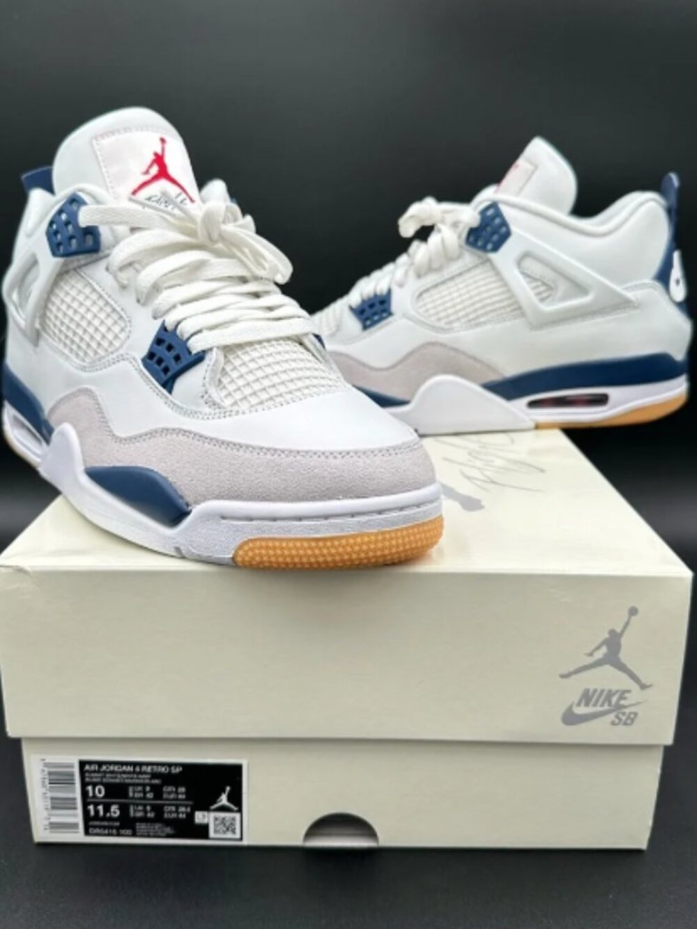 NWT 2025 NIKE SB x JORDAN 4 NAVY MENS